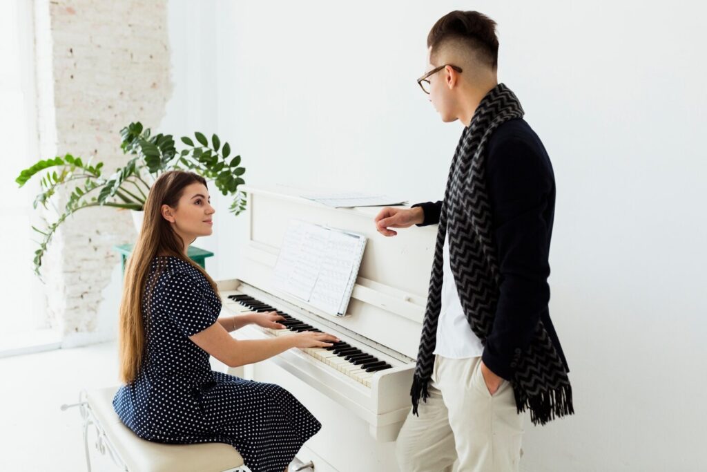 piano lesson